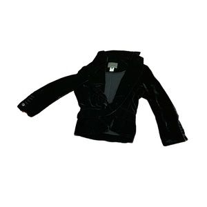 TEVROW+CHASE Black Velvet Jacket!!!!!